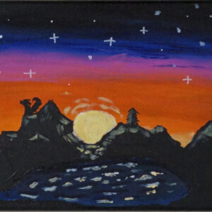 Sunset Wolf