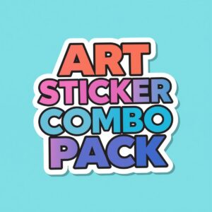 Art Sticker Combo Pack